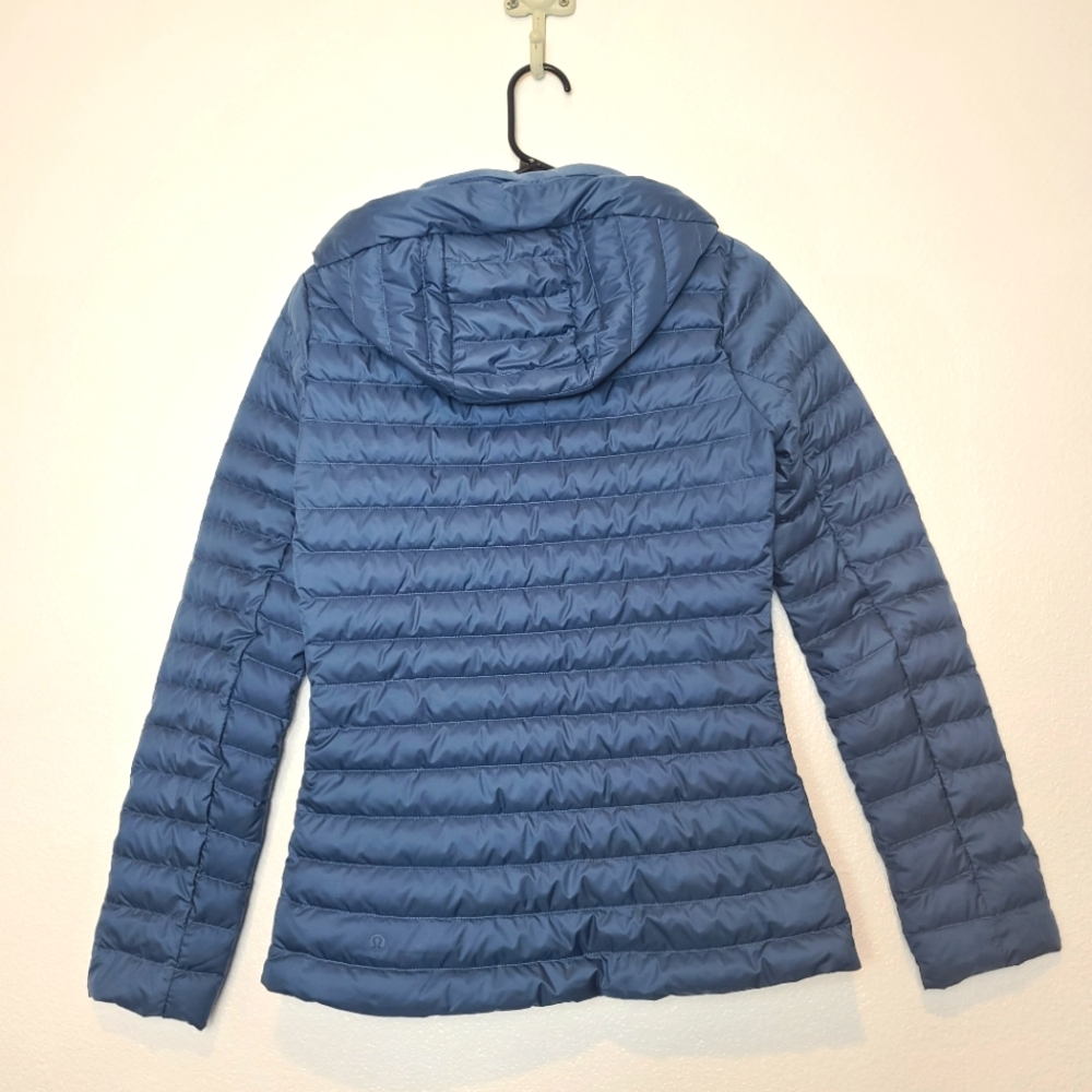 Lululemon Women’s Pack It Down Goose Down Puffer Jacket – Blue – Size 4 - Picture 11 of 12